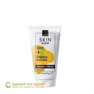 Серум озаряващ+ Крем Avon SK!N